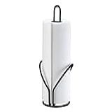 Porta Rolo Papel Toalha Suporte Vertical Mesa Bancada Cozinha Preto Fosco 1191PT Future Preto Fosco