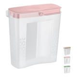 Porta Sabão Em Pó Plástico C Dosador Econômico 1 65 Litros Cor Rosa