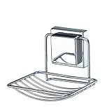 Porta Sabonete Cromado Prático E Durável Aço Inoxidável Resistente à Ferrugem Instalação Simples Compacto Utilidades Domésticas Casa E Cozinha Higiene Pessoal Design Moderno