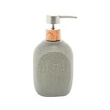 porta sabonete liquido ceramica cinza