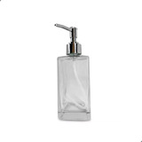 Porta Saboneteira Sabonete Líquido De 250ml Vidro Luxo