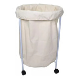 Porta Saco Hamper Desmontável C Rodízios Aço Carbono