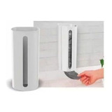Porta Saco Ou Dispenser Para Sacolas Branco Puxa Saco Parede