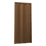 Porta Sanfonada Pvc 1 46cmx2 10m De Correr Mogno Multilit