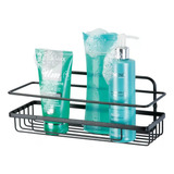 Porta Shampoo De Parede Retangular Arthi Black