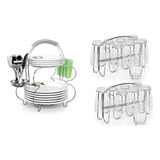 Porta Suporte Pratos Talheres Guardanapos Mesa Cozinha N280