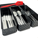 Porta Talher De Gaveta Kit C 4pçs Organizador De Utensílios