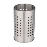 Porta Talher E Utensílios Escorredor Aço Inox a 17x d 12cm