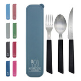 Porta Talher Jacki Design Com Garfo Colher Faca Pretos