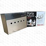 Porta Talheres Aço Inox Escorredor Louças Pratos Cozinha