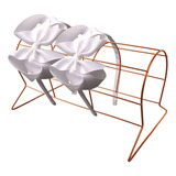 Porta Tiara Expositor Arco Laço Organizador Rose Balcão 30cm