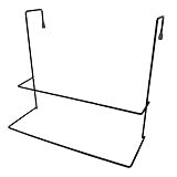 Porta Toalha Suporte Duplo Toalheiro Box De Banheiro Preto 1702 Madefer
