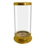porta dourado vidro antichama palito