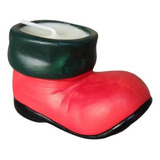 Porta Vela Botinha Miniatura Com Vela Decoração Bota Natal