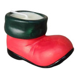 Porta Vela Botinha Miniatura Com Vela Decoração Bota Natal
