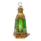 Porta Velas Decorativas Castiçal Lanterna Marroquina