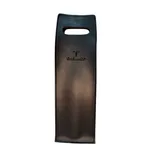 Porta Vinho Couro Preto