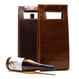 Porta Vinho Wine Bag Couro Legítimo