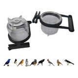 Porta Vitamina Comedouro Aves 15ml P C Poleiro 4 Unidades