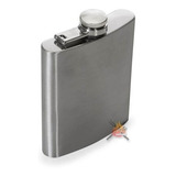 Porta Whisky Cantil Bolso Personalizados Inox 7oz 200ml