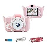 Portable Children Digital Camera 20MP 1080P HD Video Camera Camcorder Cute Selfie Camera With 1 9 Inch Screen 32GB Memory Card Support Games Outdoor Pgraphy Birthday Gift