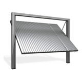 Portão Contrapeso De Aço Galvanizado Com Chapa Bcwt