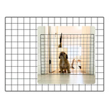 Portão Móvel Pet Cachorro Cão Gato 1 Tela Aramada 60x80 Cm