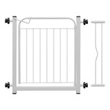 Portão Pet Ou Infantil Aramado C Prolongador 69cm Branco