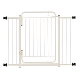 Portãozinho Infantil Grade De Porta Cachorro Criança 104 109 Cor Branco
