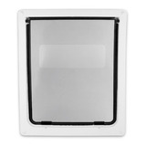 Portas Portinha Cachorro Pet Tam Gg 28 X 34cm C aba kavju Cor Branco
