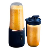 Portátil Mini Processador Liquidificador 300ml Alta Qualidad Cor Azul