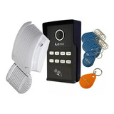 Porteiro Coletivo Rfid Com 8 Monofones E 9 Tags Lr808r Lider