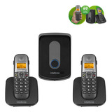 Porteiro Interfone Sem Fio Tis 5010 Intelbras C 2 Telefones
