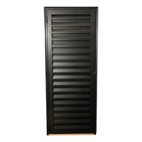 Portinhola Abrigo 150x70 Alumínio Preto Black Linha 25