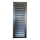 Portinhola Abrigo 160x60 Alumínio Preto Black Linha 25
