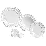 Porto Brasil Aparelho De Jantar 20 Peças Acanthus Branco