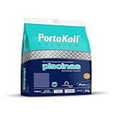 PortoKoll   Rejuntamento Colorido Para Piscinas Acqua Flex Azul Celeste   Flexível   4 Kg