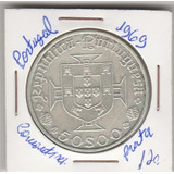 Portugal 50 Escudos De Prata