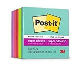 Post-it, 3m, Bloco De Notas Adesivas, Coleção Supernova, Neon, 76x76, 450 Folhas