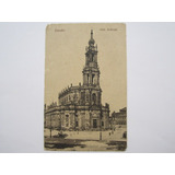 Postal Antigo Dresden Alemanha Igreja