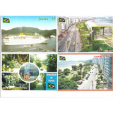 Postal Antigo Pontos Turiticos De Santos São Paulo Y2