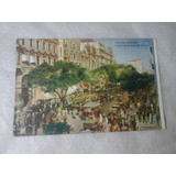 Postal Antigo Rj Trecho Da Av Rio Branco
