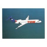 Postal Do 1 Vôo Jato Fokker 100 Santa Maria A Porto Seguro