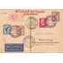 Postal Zeppelin Alemanha 1930 Circulado Com Carimbos Raros 