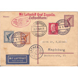 Postal Zeppelin Alemanha 1930 Circulado Com