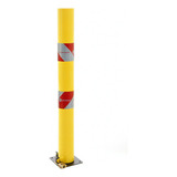 Poste Guarda Vaga Limitador Dobrável C Argola Al 248 Cor Amarelo
