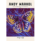 Pôster - Andy Warhol - Butterfly - Decora - 33 Cm X 48 Cm