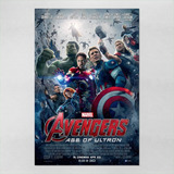 Poster 30x45cm Filmes Avengers Os Vingadores Era Ultron 4