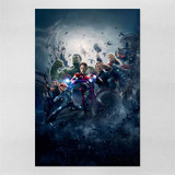 Poster 30x45cm Filmes Vingadores Era Ultron Avengers 6