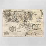 Poster 30x45cm Middle Earth